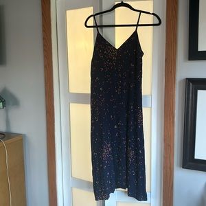 Navy Blue Mid length Maxi dress